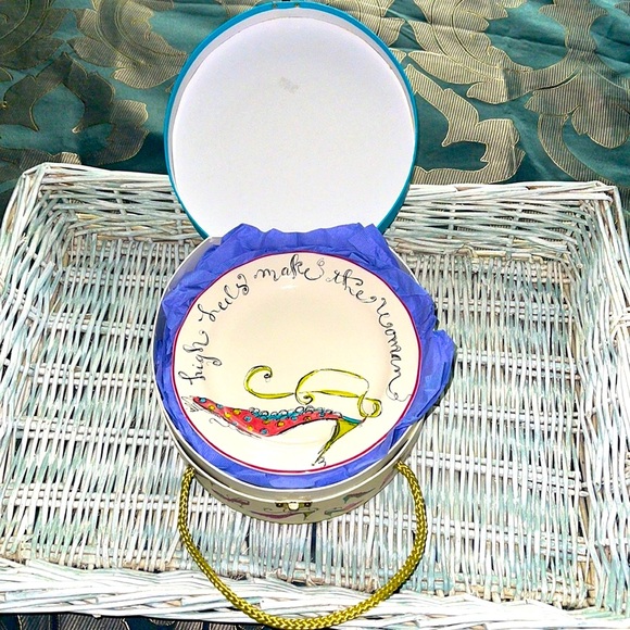 ROSANNA Boxed Set of 4 Stylish Salad Plates In Carrying case - High Heels shoes - Picture 11 of 13